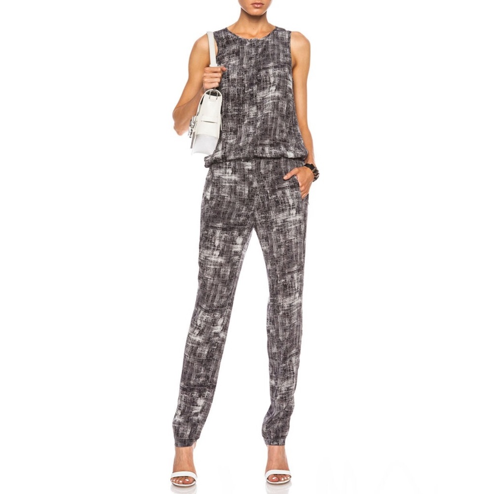 Derek Lam 10 Crosby
Sleeveless Graphic-Print Jumpsuit